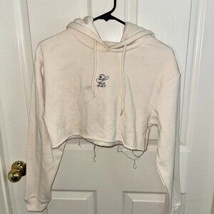 Suite Benedict Cropped Cream‎ Hooded Sweatshirt Cowboy Hat Wild Spirit XS